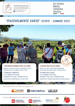 brochure Piacevolmente Carso summer 2023
