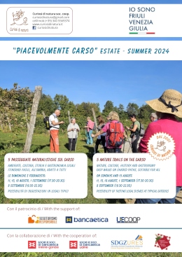 brochure Piacevolmente Carso summer 2024