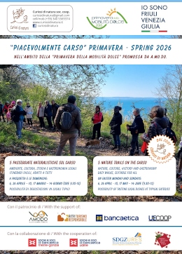 depliant Piacevolmente Carso estate 2026